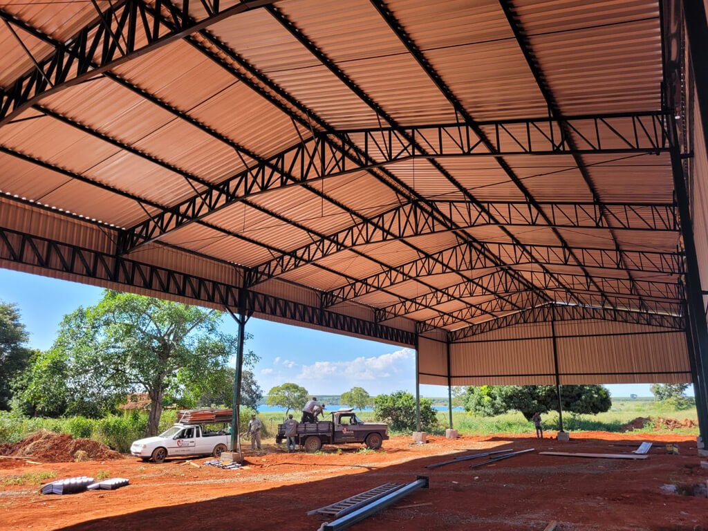 forte vale construcao de galpao verde vale agro